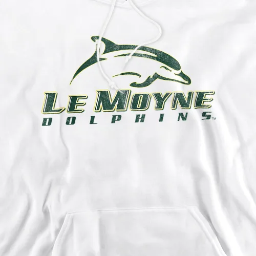 Miniatura 2 de Le Moyne College Sudadera con capucha unisex para adultos desgastada