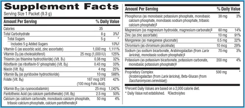 Miniatura 7 de Emergen-C Immune+ Polvo de apoyo inmunológico de triple acción, BetaVia (R), 1000 mg de vitamina C, vitaminas B, vitamina D y antioxidantes, súper