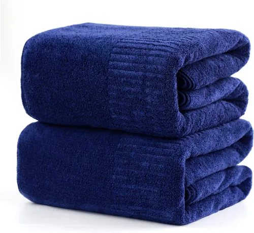 Miniatura 10 de SEISSO Toallas de baño, extra absorbentes y de secado rápido, toallas de fibra ligera, toalla de baño grande y suave de primera calidad