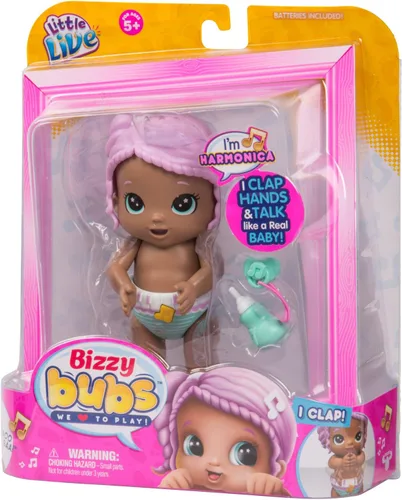 Miniatura 2 de Little Live Babies Little Live Bizzy Bubs Clap Baby Armónica Juguete para niños