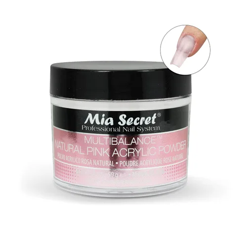 Miniatura 2 de Mia Secret Multibalance Natural Rosa Acrílico Polvo 2 Oz