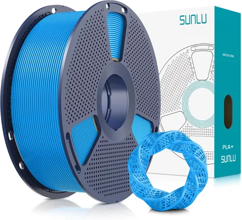 Miniatura 32 de SUNLU - Filamento PLA Plus para impresora 3D, 1.75 mm, bobina de 1 kg (2.2 lb), enrollado de forma ordenada, precisión dimensional ±0.02 mm
