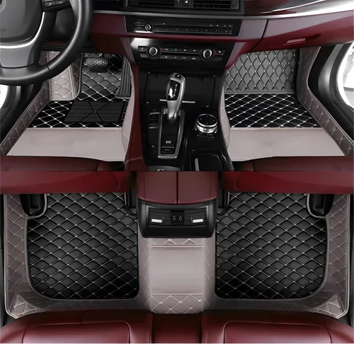 Miniatura 17 de MAEVEN Alfombrillas de cuero personalizadas para automóvil, compatibles con sedanes, autos deportivos, SUV, camiones, protección de cobertura