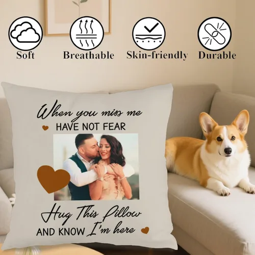 Miniatura 25 de Custom 6 Photo Throw Pillow Cover with Text for Mom, Cozy Cushion Ideal as a Thoughtful Gift for Family Mother’s Day Holidays or Special Occasions 6