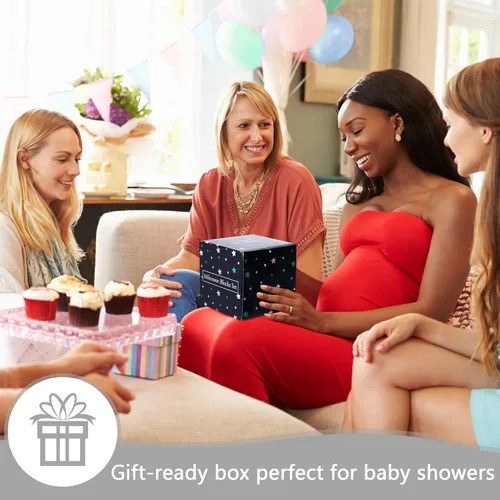 Miniatura 6 de Bloques de hitos mensuales grises con bolsa. Bloques de edad de bebé para niña o niño Accesorios de fotos de bebé. Bloques de hitos del mes del bebé