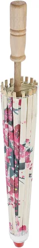 Miniatura 5 de Paraguas chino de papel japonés de 22 pulgadas, paraguas de papel engrasado, arte chino, clásico, paraguas de baile de ciruelo, paraguas asiático