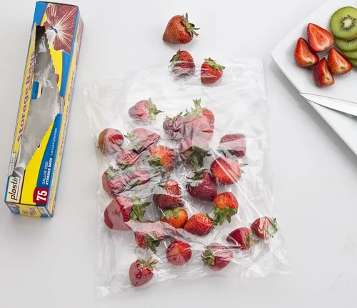 Miniatura 3 de Bolsas de almacenamiento de plástico desechables con lazo giratorio original, tamaño de 1 galón, 75 bolsas, ideales para el hogar, oficina