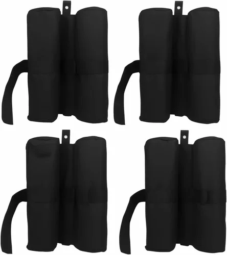 Miniatura 6 de Bolsa de arena para pesas de toldo, bolsas de arena resistentes para tienda de campaña desplegable para patas, refugio instantáneo, bolsas