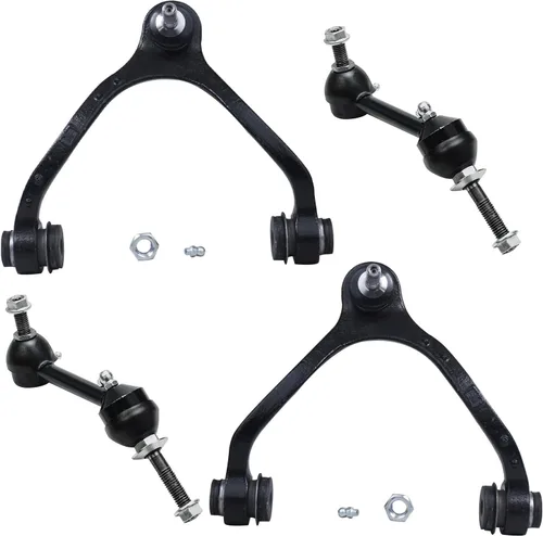 Miniatura 215 de Detroit Axle - AWD Kit de brazos de control delanteros de 4 piezas para Chrysler 300 2005-2023 Dodge Charger 2017-2023 Challenger 2017-2023, 2