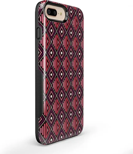 Miniatura 2 de Casely Funda para iPhone 6/7/8 Plus Funda con estampado de festival (solo buenas vibraciones)