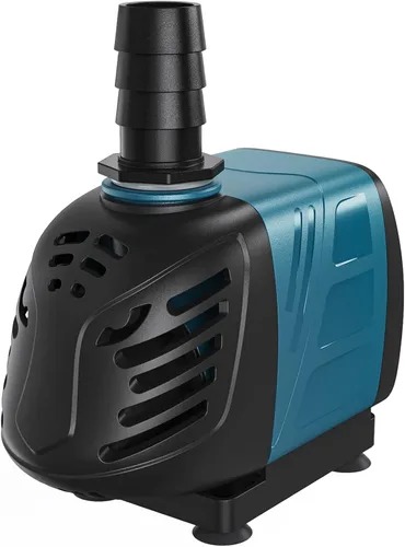 Miniatura 9 de Uniclife Bomba de agua sumergible y en línea de 800 GPH para acuario, 55 W, 8 pies, bomba de retorno silenciosa CA de 120 V con cable