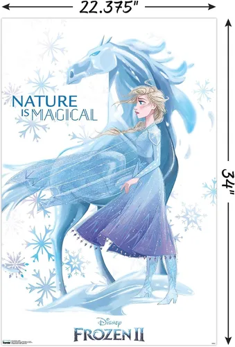 Miniatura 3 de Trends International Disney Frozen 2 - Póster de pared Nokk, 22.375 x 34 pulgadas, paquete de póster y clip