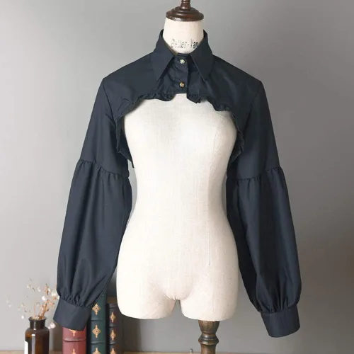 Miniatura 2 de Blusa desmontable Dickey con cuello falso, media camisa, cuello corto