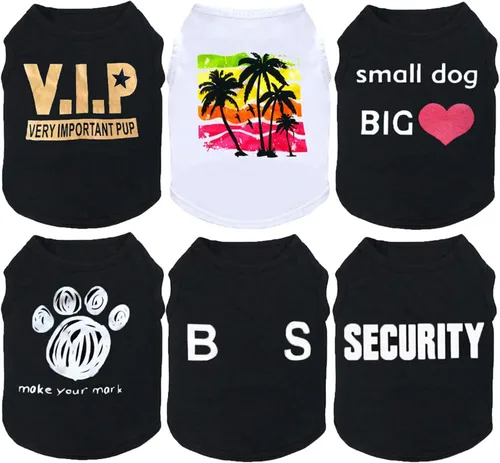 Miniatura 16 de Camisa de perro para perro pequeño, mediano, niño Ropa de perro para cachorro, gato, ropa para Navidad, Año Nuevo, ropa linda, de moda, atuendo