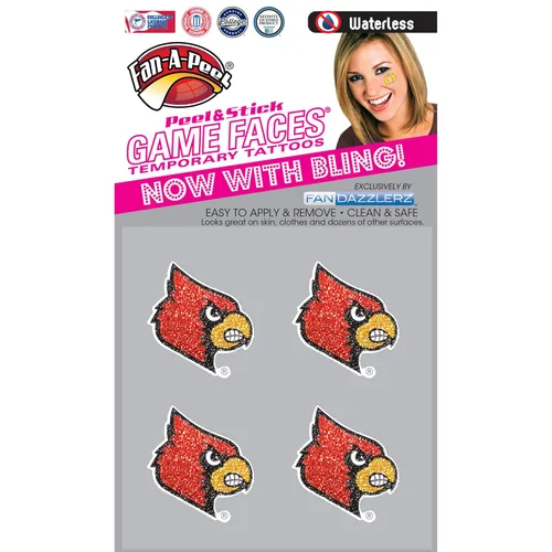 Miniatura 224 de Fan-A-Peel Tatuajes temporales sin agua del estado de Florida, hipoalergénicos, para despegar y pegar, tatuajes temporales impermeables, con Florida