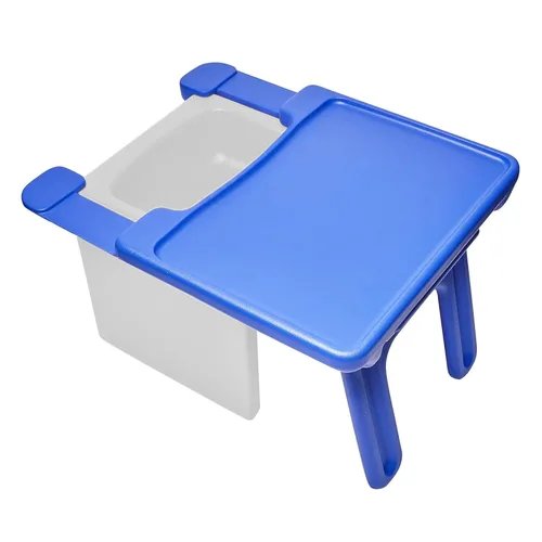 Children's Factory - 1188 Edutray, la bandeja convierte la silla cubo en escritorio para niños, la silla se convierte en escritorio y silla para