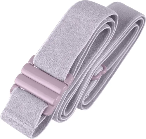 Miniatura 117 de Cinturón elástico ajustable – Cinturones para mujer, cinturón de cintura antideslizante, sin mostrar hebilla plana para mujer