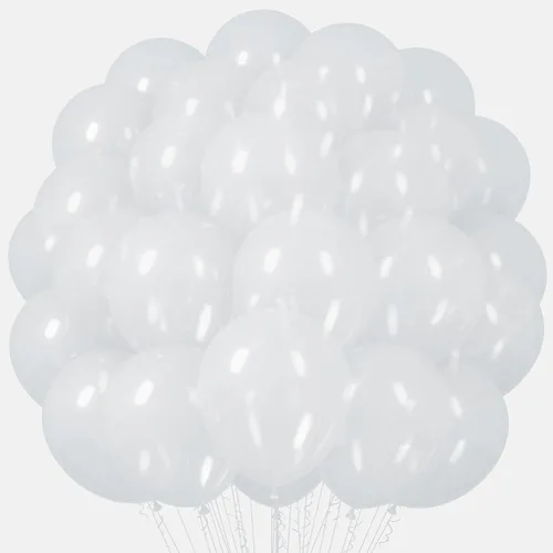 Miniatura 182 de Voircoloria - Globos azul bebé claro, paquete de 66 globos de 12 pulgadas de látex para fiestas para niños y niñas, para cumpleaños, baby shower, 16