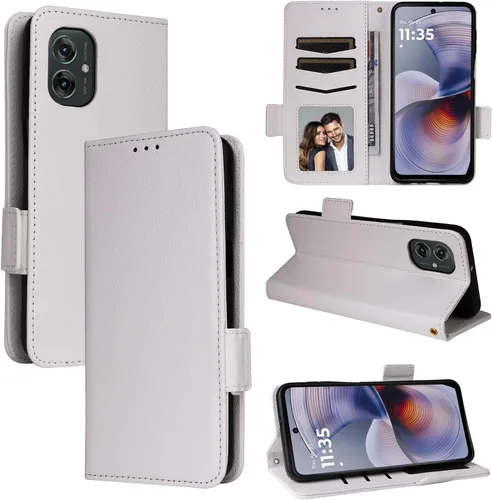 Miniatura 159 de Funda de piel sintética compatible con Motorola Moto E22 4G, funda de piel sintética compatible con Motorola Moto E22i 4G, color negro