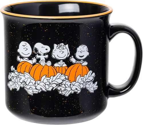 Miniatura 8 de Silver Buffalo Peanuts Snoopy - Tarro de cristal con tapa y pajita, 21 onzas