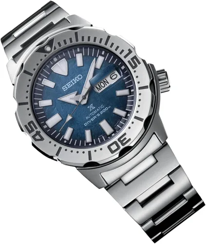 Miniatura 2 de Seiko Prospex SRPH75K1 Reloj automático con esfera azul de 656.2 ft para buceador, Azul, Buzo