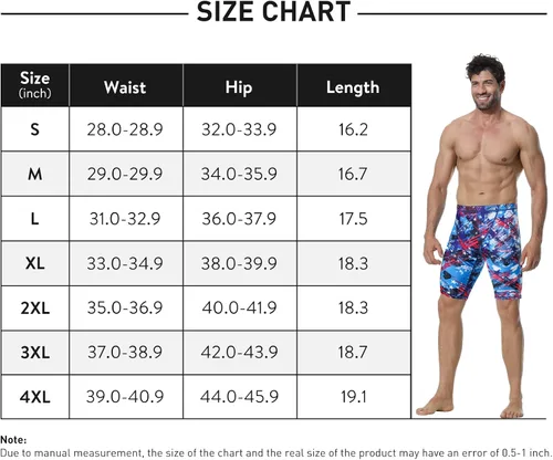 Miniatura 6 de KGKE Pantalones cortos de natación de pierna cuadrada para hombre UPF50+,Retención de la forma de la tela de los hombres del traje de baño