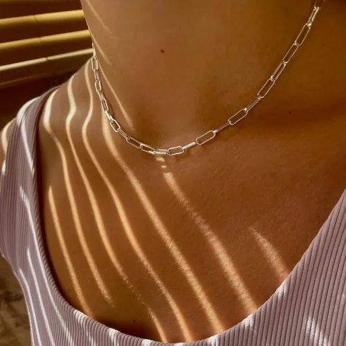 Miniatura 9 de CHESKY - Gargantilla de oro para mujer, chapado en plataoro de 14 quilates, gargantilla de cuentas satélite, delgada, de moda, collares de clip
