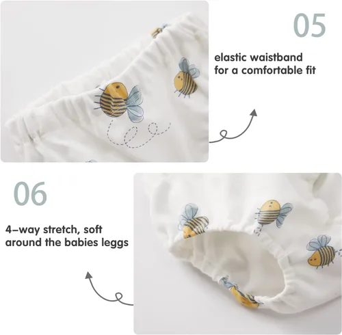 Miniatura 14 de pureborn Vestido de bebé niña 0-24 meses