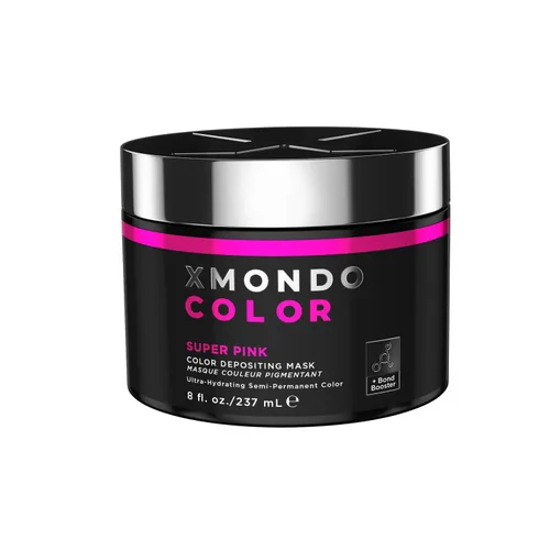 Miniatura 13 de XMONDO Color Super Purple Depositing Mask y tinte morado semipermanente, infundido con tecnología Bond Booster y ácido hialurónico para nutrición