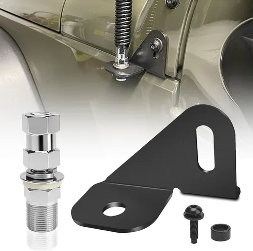 Miniatura 9 de para antena Jeep Gladiator, diseño de bandera estadounidense, 5.5 pulgadas
