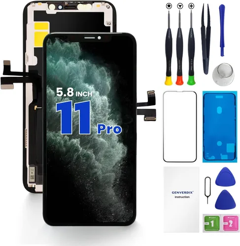 Miniatura 21 de Para iPhone 11 Pro Max Reemplazo de pantalla 6.5 3D Touch LCD Kit de reparación completo, Asamblea digitalizador con juego de herramientas