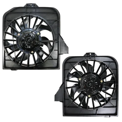 Miniatura 32 de TRQ Conjunto de ventilador de refrigeración del radiador CH3115205 compatible con Jeep Renegade 2019-2021