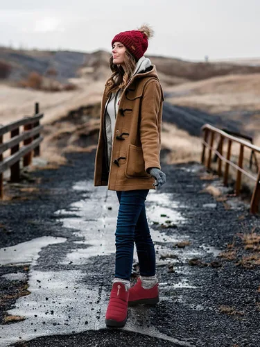 Miniatura 5 de SWQZVT Botas de invierno para mujer, para la nieve botas de invierno antideslizantes al tobillo, cómodas y resistentes al aire libre