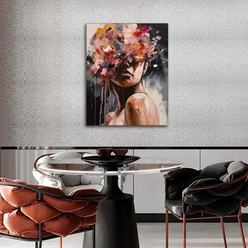 Miniatura 4 de TUMOVO Modern Paint by Numbers - Kit de pintura acrílica abstracta para mujer y dama, pintura al óleo con pinceles y pigmento, 16 x 20 pulgadas