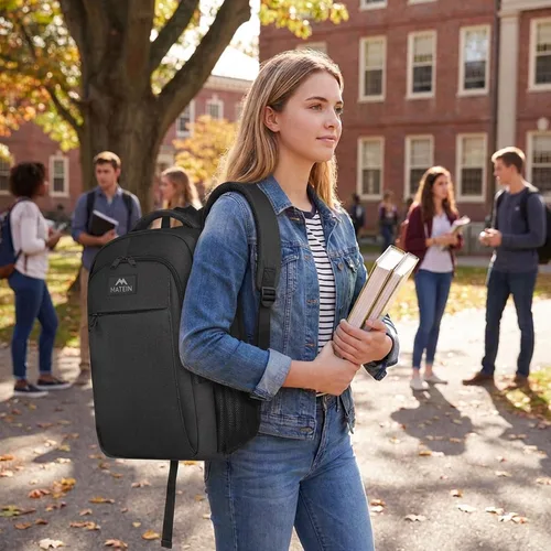 Miniatura 2 de MATEIN Mochila de viaje extra grande, compatible con TSA, de 18.4 pulgadas, para laptop con puerto de carga USB, antirrobo, aprobada para vuelos