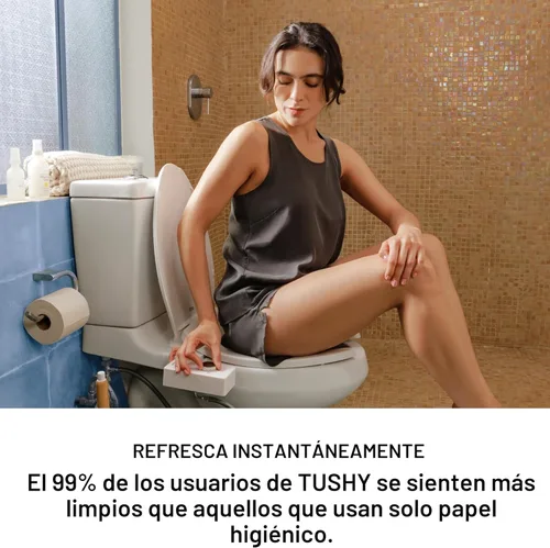 Miniatura 4 de TUSHY Classic 3.0 - Accesorio de bidé para inodoro, pulverizador de agua con autolimpieza no eléctrico, presión de agua ajustable, control de ángulo