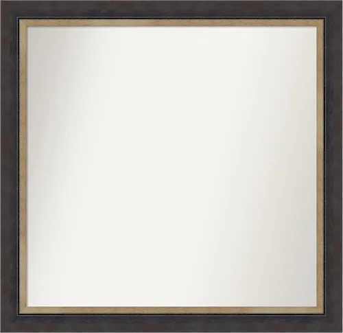 Miniatura 158 de Amanti Art Espejo personalizado, espejo de baño negro Astor, espejo de pared o espejo de tocador de baño sobre el fregadero (25 x 25 pulgadas)