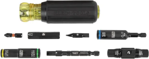 Miniatura 2 de Klein Tools 32528HD KNECT Destornillador de Impacto 10 en 1, Destornillador Multi-Puntas/Destornillador de Tuercas con Dados Basculantes de Pozo