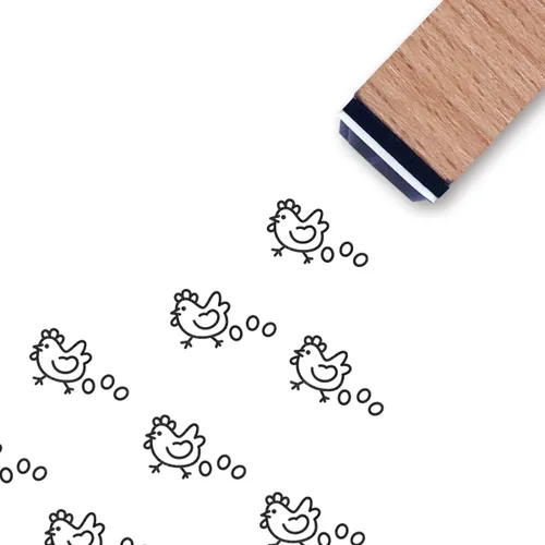 Divertido sello de goma de huevo de gallina, mini sello pequeño de 3/5 pulgadas para álbumes de recortes, planificación de tarjetas