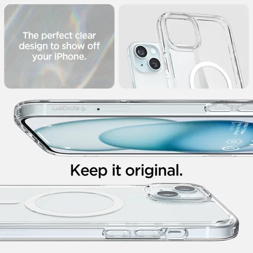 Miniatura 86 de Spigen Funda para iPhone 13 Mini, ultra híbrida MagFit [antiamarilleo] [compatible con Magsafe] - Transparente