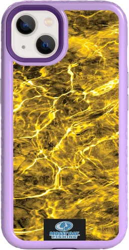 Miniatura 108 de cellhelmet Mossy Oak Agua Yellowfin Funda de doble capa en gris diseñada para iPhone 13 Mini a prueba de golpes y caídas, duradera, como se ve