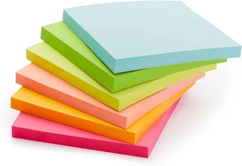 Miniatura 4 de Amazon Basics Notas adhesivas mini rectangulares, 1.5x2 pulgadas, almohadillas autoadhesivas de colores brillantes, fáciles de usar para el hogar