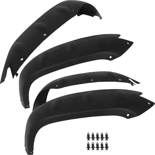 Miniatura 9 de KUAFU Fender Flare compatible con Honda TRX350 TM 2004-2007 TM FM FE TE / TRX400 FA FGA Rancher Guardabarros Guardabarros, kit de aletas