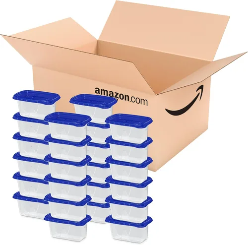 Miniatura 9 de Ziploc Contenedores reutilizables para almacenamiento de alimentos y preparación de comidas, para organización de cocina, Tecnología Smart Snap