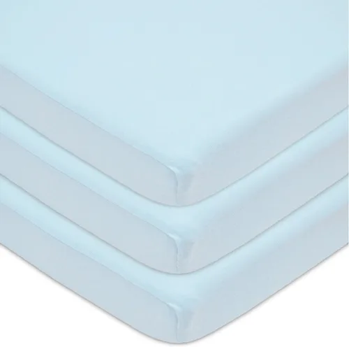 Miniatura 38 de American Baby Company Sábana bajera ajustable para cuna/moisés 100% algodón natural de 36" x 18" - Sábana suave, transpirable e hipoalergénica, Crema