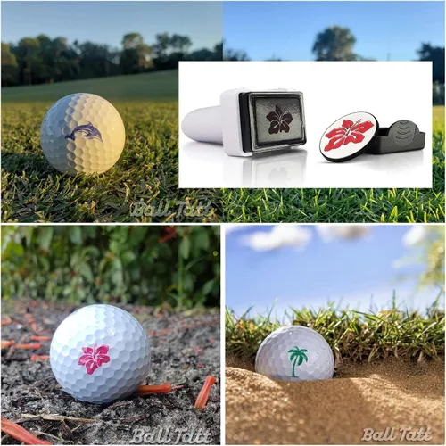Miniatura 2 de Sello de pelota de golf - Marcador autoentintado - Herramienta de marcado permanente de secado rápido, sin fugas ni recargas, sello de golf