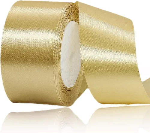 Miniatura 172 de Cinta blanca de 1/8 pulgadas x 100 yardas, cintas de tela de satén blanco para envolver regalos, manualidades, álbumes de recortes, ramos florales