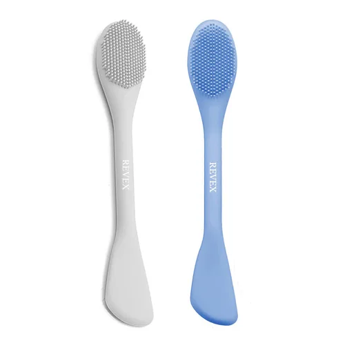 Miniatura 8 de REVEX Aplicador de máscara facial de silicona, limpiador facial, exfoliante de poros, 2 cepillos de limpieza de poros, cepillos de limpieza facial