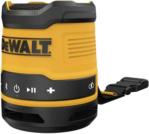 Dewalt Altavoz Bluetooth, Recargable USB-C, para el lugar de trabajo (DCR008)