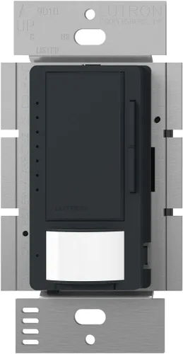 Miniatura 7 de Lutron Maestro LED+ Sensor de atenuación y vacante, un solo polo y multiubicación, MSCL-VP153M-BI, galleta